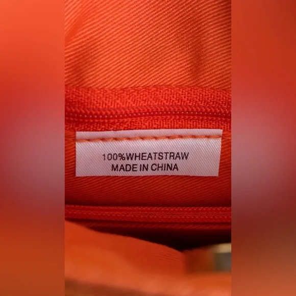 Magid Black & Natural Straw Tote with Floral Cutouts - Picture 4 of 5